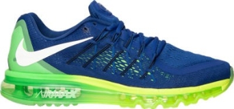 Nike Men's Air Max 2016 Running Shoes | Deep Royal Blue/Black/Volt/Green Streak